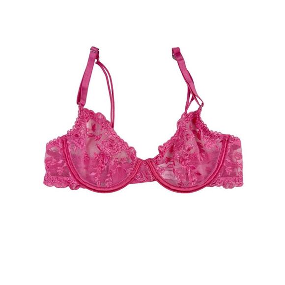 Kat The Label - Nicolette Underwire Bra in Pink - Picture 1 of 5